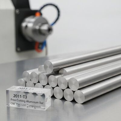 2011-T3 Free Cutting Round Aluminum Bar for CNC Automatic Lathe Precision Turning Components